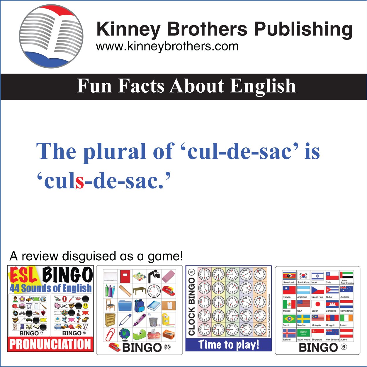 Fun Facts About English #21  Irregular Plurals  Kinney Brothers