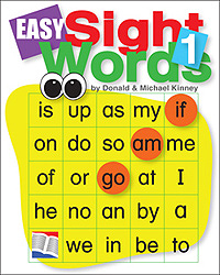 Easy Sight Words Kinney Brothers Publishing